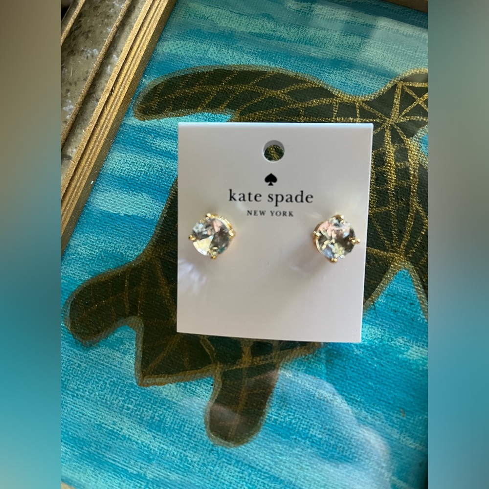 Kate Spade Gumdrop Earrings Clear